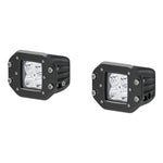 ARIES 1501250 2-Inch Flush-Mount LED Lights, Cree, 2,200 Lumens, Flood Beam, Waterproof and Dustproof, 2-Pack