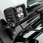 ARIES 1501304 LED Lights for Jeep Wrangler JK and Windshield Brackets, 2-Inch, 2,200-Lumen Spot Beams