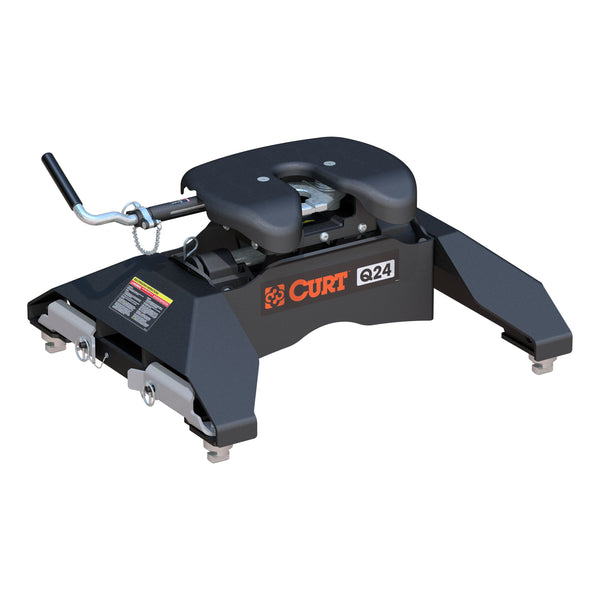 CURT 16067 Q24 5th Wheel Hitch for Select Chevrolet, GMC Puck System, 24,000 lbs.