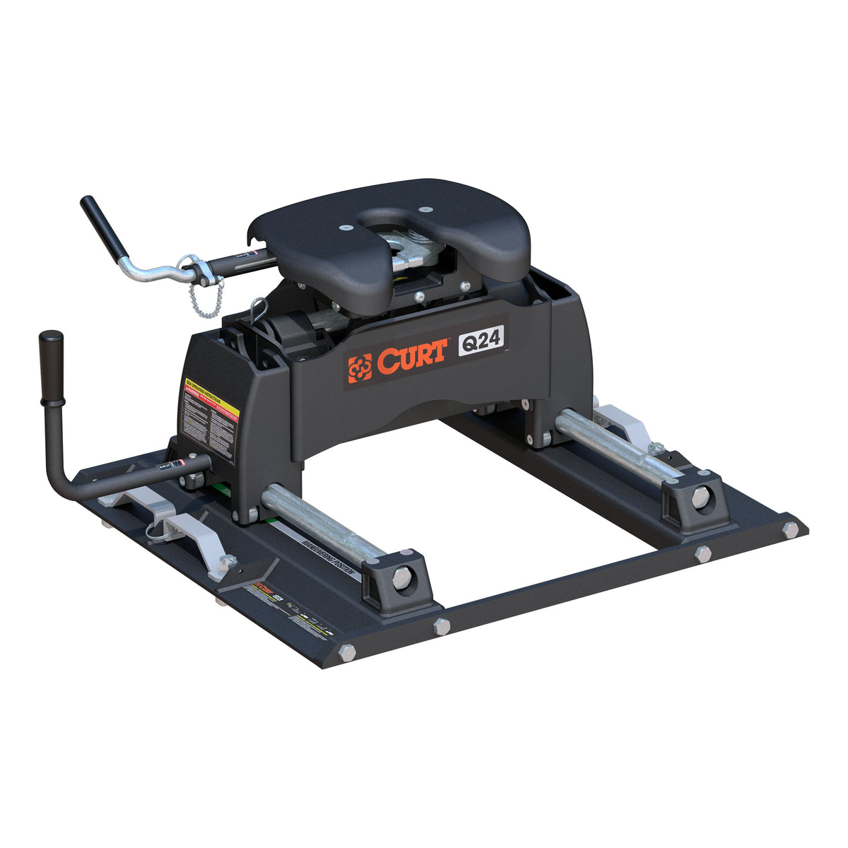 CURT 16678 Q24 5th Wheel Slider Hitch for Ford Puck System, Short Bed