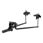 CURT 17050 MV Round Bar Weight Distribution Hitch, Up to 6,000 lbs., 2-Inch Shank