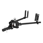 CURT 17500 TruTrack Trunnion Bar Weight Distribution Hitch with Sway Control, Up to 10,000 lbs., 2-Inch Shank, 2-5/16-Inch Ball