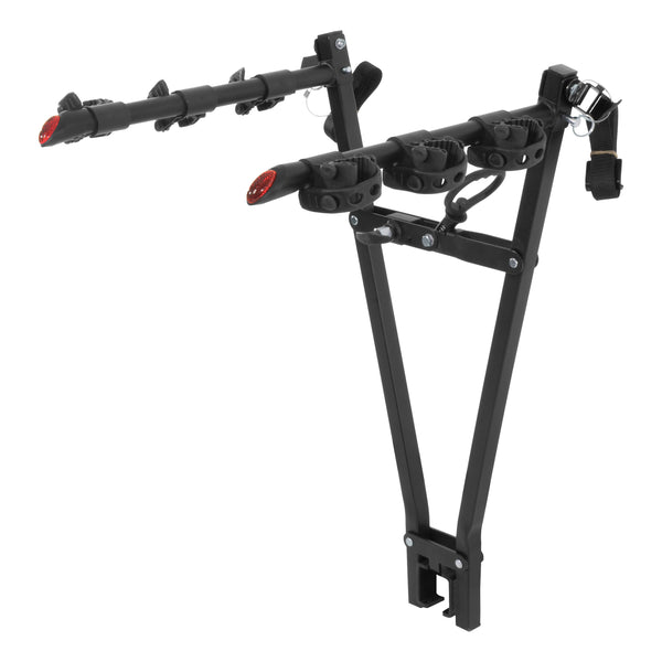 CURT 18013 Clamp-On Hitch Bike Rack, Fits 2-Inch Ball Mount Shank, 3 Bicycles