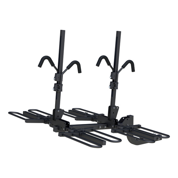 CURT 18087 Key-Operated Tray-Style Hitch Bike Rack, Fits 2-Inch Receiver, 4 Bicycles