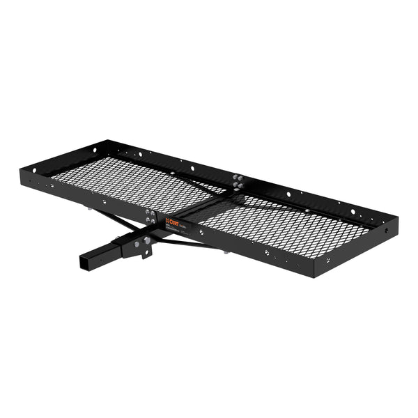 CURT 18109 Tray-Style Trailer Hitch Cargo Carrier, 500 lbs. Capacity, 60-Inch x 19-1/4-Inch, Fits 2-Inch Receiver