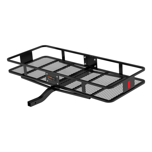 CURT 18152 Cargo Basket Hitch Trailer Hitch Cargo Carrier, 500 lbs. Capacity, 60-Inch x 24-Inch x 6-Inch, Fits 2-Inch Receiver