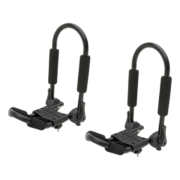 CURT 18320 Aluminum Universal Kayak Roof Rack Carrier, 2-Pack