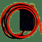 GP-CEP-7: CABLE ENTRY PLATE W. RED & BLACK 7' MC4 CABLES