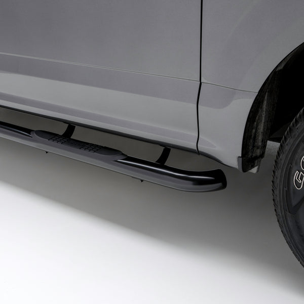 ARIES 202006 3-Inch Round Black Steel Nerf Bars, Select Toyota Tundra