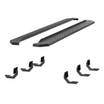 ARIES 2055549 RidgeStep Black Steel 91-Inch Truck Running Boards for Select Ram 1500