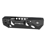 ARIES 2082057 TrailChaser Black Steel Jeep Wrangler JK Front Bumper with LED Lights and Winch Mount