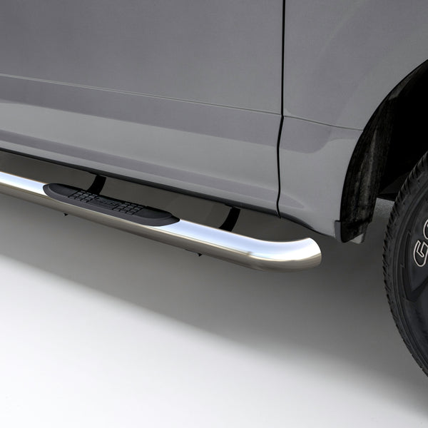 ARIES 209018-2 3-Inch Round Polished Stainless Steel Nerf Bars, Select Nissan Equator, Frontier