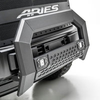 ARIES 2165102 AdvantEDGE Black Aluminum Truck Bull Bar with Lights, Select Ram 1500