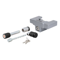 CURT 23088 Trailer Lock Set for 2-Inch Receiver and 2-Inch or 2-1/2-Inch Coupler