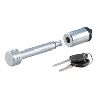 CURT 23501 Trailer Hitch Lock, 1/2-Inch Pin Diameter, Fits 1-1/4-Inch Receiver