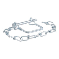 CURT 25012 Trailer Coupler Pin with 12-Inch Chain, 1/4-Inch Diameter x 2-3/4-Inch Long