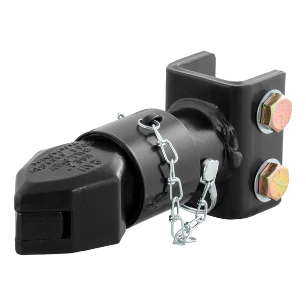 CURT 25319 Channel-Mount Adjustable Trailer Coupler, Accepts 2-Inch Hitch Ball, 7,000 lbs.