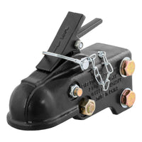 CURT 25328 Channel-Mount Adjustable Trailer Coupler, Accepts 2-5/16-Inch Hitch Ball, 15,000 lbs.
