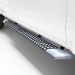 ARIES 2555001 AdvantEDGE Chrome Aluminum 53-Inch Truck Running Boards for Select Chevrolet Silverado, GMC Sierra 1500, 2500 HD, 3500 HD