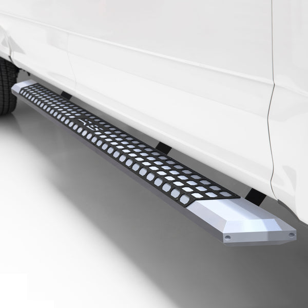 ARIES 2555007 AdvantEDGE Chrome Aluminum 53-Inch Truck Running Boards for Select Ford F-150
