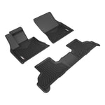 ARIES 2800109 StyleGuard XD Black Custom Floor Liners, Select BMW X5, X6, 1st and 2nd Row