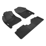 ARIES 2800409 StyleGuard XD Black Custom Floor Liners, Select Cadillac SRX, 1st and 2nd Row