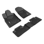 ARIES 2801509 StyleGuard XD Black Custom Floor Liners, Select Dodge Durango, Jeep Grand Cherokee, 1st and 2nd Row