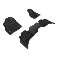 ARIES 2801609 StyleGuard XD Black Custom Floor Liners, Select Dodge, Ram 1500, Classic Extended Cab, 1st and 2nd Row