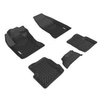 ARIES 2802209 StyleGuard XD Black Custom Floor Liners, Select Fiat 500X, 1st and 2nd Row