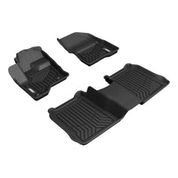 ARIES 2802709 StyleGuard XD Black Custom Floor Liners, Select Ford Flex (No Rear Arm Rest), 1st and 2nd Row