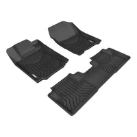 ARIES 2803409 StyleGuard XD Black Custom Floor Liners, Select Honda CR-V, 1st and 2nd Row