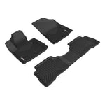 ARIES 2804709 StyleGuard XD Black Custom Floor Liners, Select Kia Sorento 7-Passenger, 1st and 2nd Row