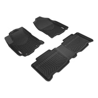 ARIES 2805909 StyleGuard XD Black Custom Floor Liners, Select Toyota RAV4, 1st and 2nd Row
