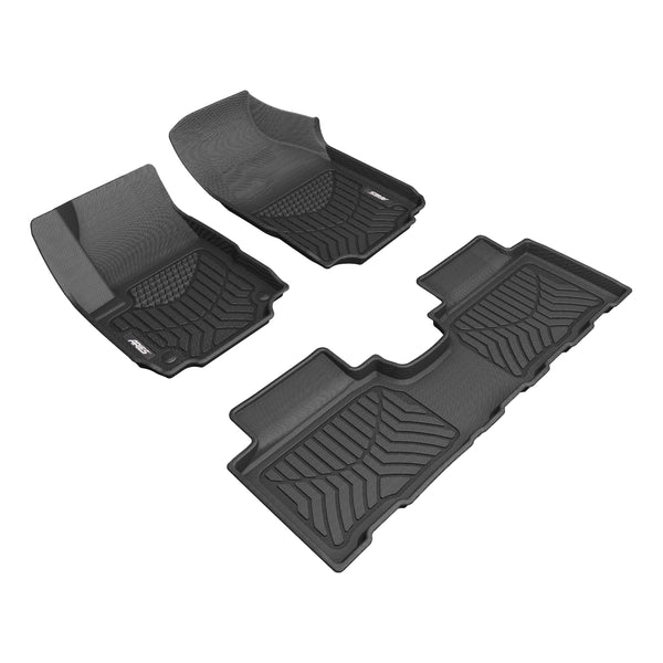 ARIES 2808609 StyleGuard XD Black Custom Floor Liners, Select Chevrolet Equinox, GMC Terrain, 1st and 2nd Row