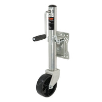 CURT 28114 Boat Trailer Jack with 6-Inch Wheel, Supports 1,200 lbs., 10-Inch Vertical Travel