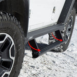 ARIES 3036570 ActionTrac 65-Inch Powered Running Boards, Retractable Side Steps, Select Jeep Wrangler JK