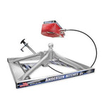 3221 Andersen Ultimate 5th Wheel Connection (Gooseneck Ball Mount) -Aluminum, lowered 4" for flat-bed trucks (w-funnel)