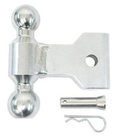 3289-25 Andersen EZ Adjust 2" x 2-5/16" Plated steel combo ball for 2-1/2" rack ONLY w/pin & clip (10K/12.5K GTWR)