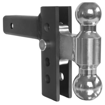 3290 Andersen 4" EZ Adjust Hitch 2" x 2-5/16" Plated steel combo ball (8K/10K GTWR)