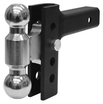 3295 Andersen 4" EZ Adjust Hitch 1-7/8" x 2" Plated steel combo ball (7.5K/8K GTWR)