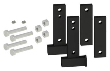 3361 Andersen WD Bracket set 4-3/8" (2 inside & 2 outside pieces and mounting hardware)