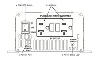 GP-SW300-24: 300 WATT PURE SINE WAVE INVERTER 24V