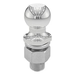 CURT 40069 Chrome Trailer Hitch Ball, 10,000 lbs., 2-Inch Diameter Tow Ball with 1-1/4-Inch x 2-5/8-Inch Shank