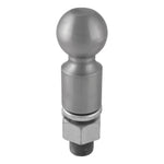 CURT 40087 Raw Steel Trailer Hitch Ball, 25,000 lbs., 2-Inch Rise, 2-5/16-Inch Diameter Tow Ball with 1-1/4-Inch x 2-5/8-Inch Shank