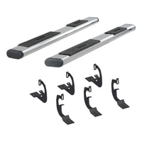 ARIES 4444001 75-Inch Oval Polished Stainless Steel Nerf Bars, Select Chevrolet Silverado, GMC Sierra 1500, 2500 HD, 3500 HD