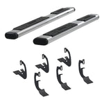 ARIES 4444002 75-Inch Oval Polished Stainless Steel Nerf Bars, Select Chevrolet Silverado, Tahoe, GMC Sierra, Yukon