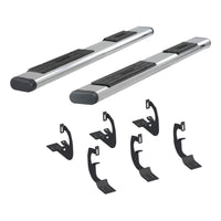 ARIES 4444007 75-Inch Oval Polished Stainless Steel Nerf Bars, Select Chevrolet Silverado, GMC Sierra
