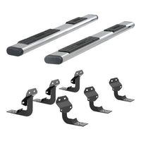 ARIES 4444027 91-Inch Oval Polished Stainless Steel Nerf Bars, Select Ford F-150, F-250, F-350, F-450, F-550 Super Duty