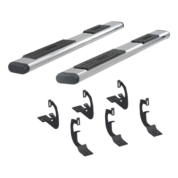 ARIES 4444037 75-Inch Oval Polished Stainless Steel Nerf Bars, Select Toyota Tacoma
