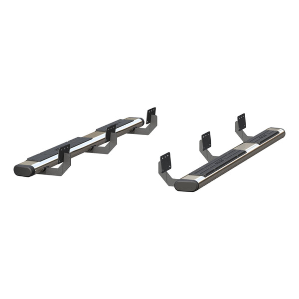 ARIES 4444048 75-Inch Oval Polished Stainless Steel Nerf Bars, Select Ram 1500 Quad Cab